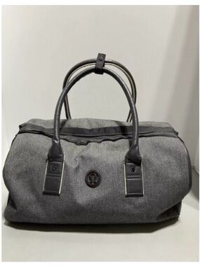 lululemon athletica Gray Duffel Tote Bag